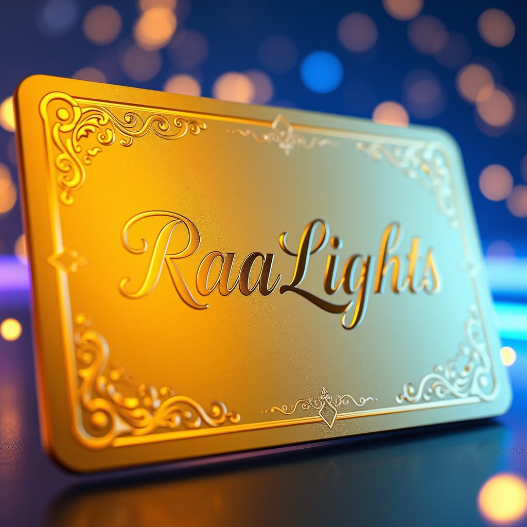 RaaLights™ Gift Card – The Perfect Gift for Everyone.
