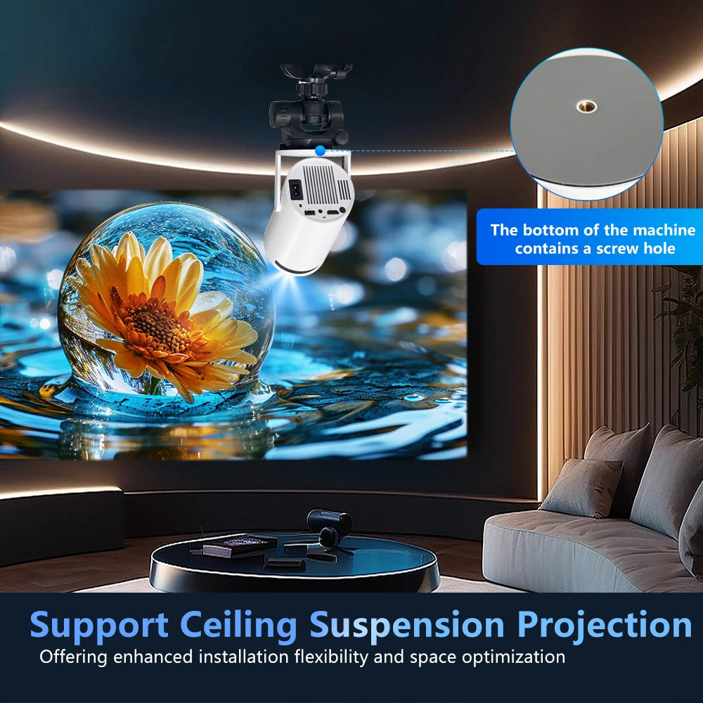 Projector Magcubic - Portable HY300 Pro 4K Android 11 – WiFi & BT5.0 Pro. - Cinema Anywhere